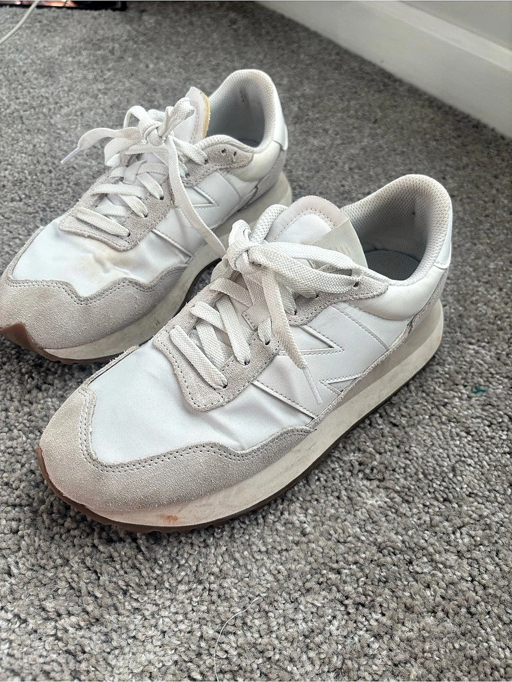 New Balance 237 Sneakers 237 Women's White & Gray Sneakers